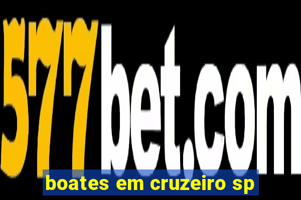 boates em cruzeiro sp